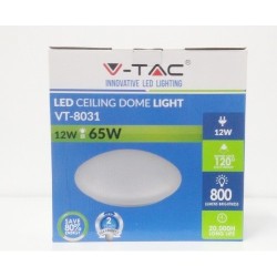 V-TAC PLAFONIERA LED 12W  FORMA TONDA LUCE FREDDA 6500K 5562  nuovo agx