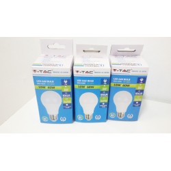 V-TAC VT-1853 LAMPADINA LED E27 10W BULB A60 - SKU 4227 LUCE FREDDA ( 6400K )