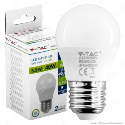 V-TAC VT-1879 Lampadina LED E27 5,5W G45 6400K - SKU 7409
