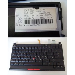 TASTIERA NOTEBOOK MFG. FOR IBM BY LEXMARK SER NO. 1M760002478 ITALIANA usata agx