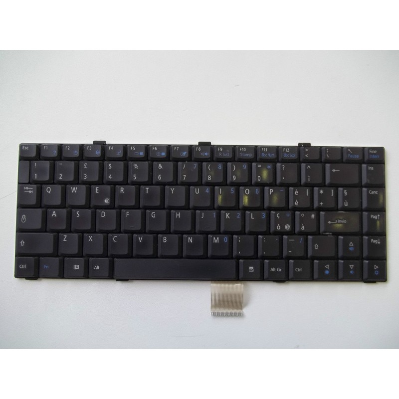 TASTIERA PER NOTEBOOK MODELLO K981139A3 REV:C  IT P/N:90.40F07.00I USATO  VLX