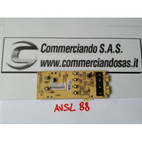 SCHEDA COMANDI COD. 21010079600 PER LAVATRICE ARISTON AVSL 88 IT USATO