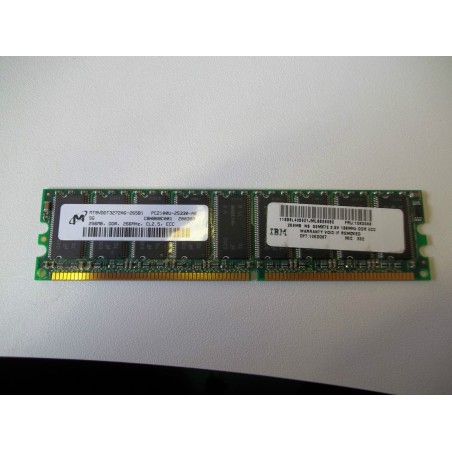 MEMORIA RAM 256MB DDR MT9VDDT3272AG-265B1 266MHz PC2100U  usato agx