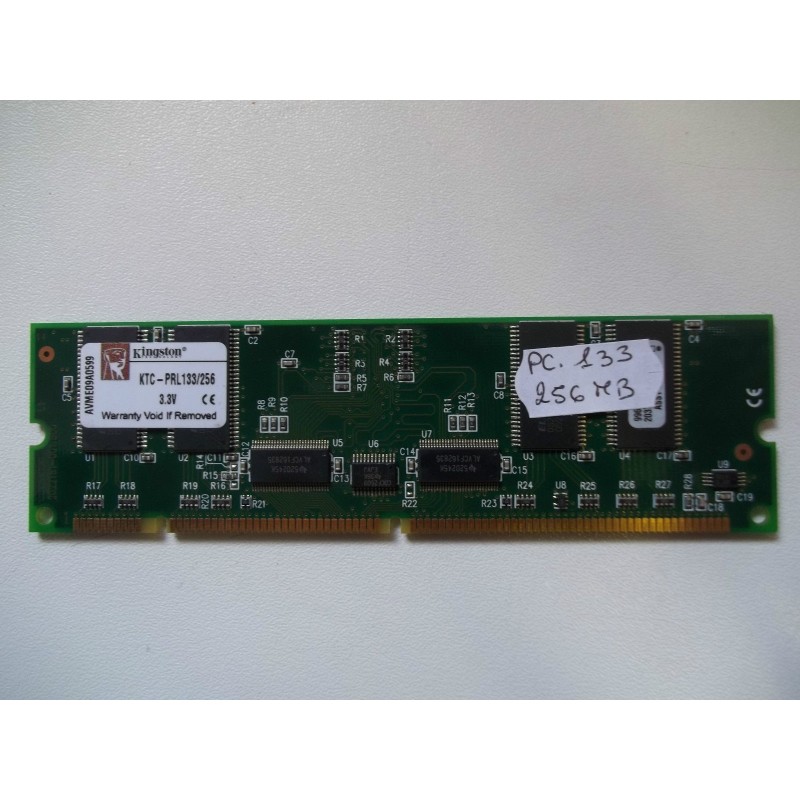 RAM KINGSTON 256MB PC133, 256MB KTC-PRL133/256 AVME09A0599 3,3V  USATO  VLX