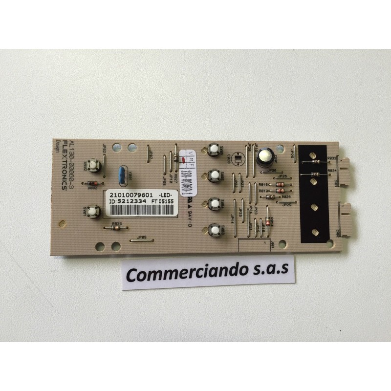 SCHEDA COMANDI COD. 21010079601 PER LAVATRICE ARISTON AVSL 109 usato agx