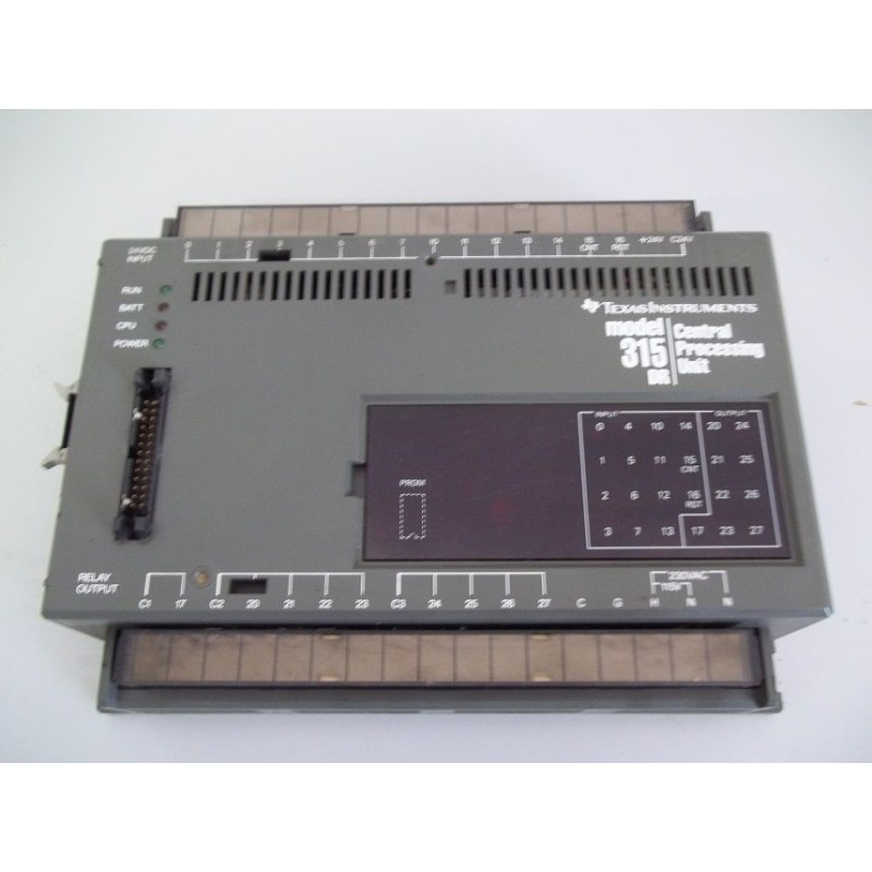 CPU Texas Instruments 315-DR PLC Central Processor Unità MODULO DI COMANDO  agx