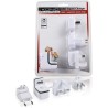 Konig - Caricabatterie da viaggio USB con 3 prese