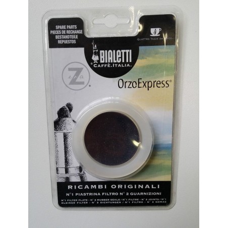 1 PIASTRINA E 2 GUARNIZIONI BIALETTI ORZO EXPRESS 4 TAZZE RICAMBI ORIGINALI VLX
