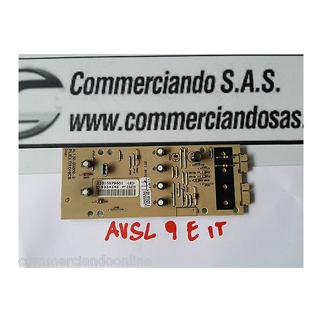 SCHEDA COMANDI COD. 21010079601 PER LAVATRICE ARISTON AVSL 9 E (IT) usato