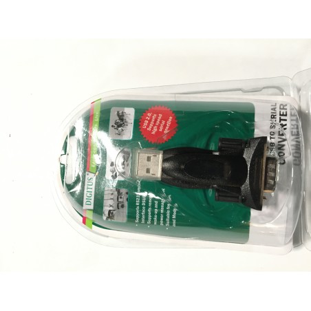 DIGITUS DA-70156 Convertitore USB 2.0, connettore A su RS-232