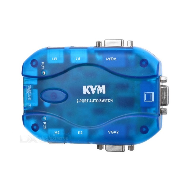 KVM 2 porte switch, scatola di plastica MT-271S  NUOVO