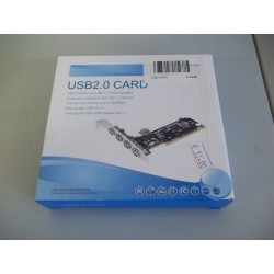 SCHEDA PCI 4+1 PORTE USB2.0 CARD