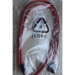 Cavo Sata 2x Sata 7-Pin 0,5mt Nero/Rosso  nuovo