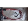 Cavo Sata 2x Sata 7-Pin 0,5mt Nero/Rosso  nuovo