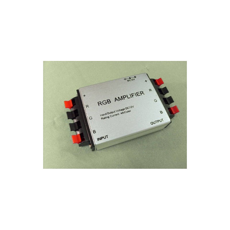 AMPLIFICATORE PER STRIP LED RGB 12V AMPLIFIER   NUOVO