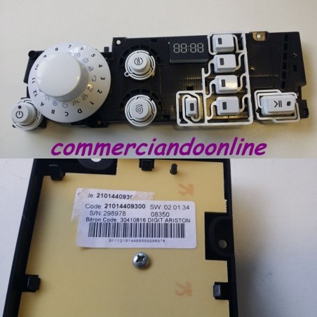 SCHEDA COMANDI COD. 21014409300 PER LAVATRICE ARISTON ARXXF 129 (IT).R USATO VLX