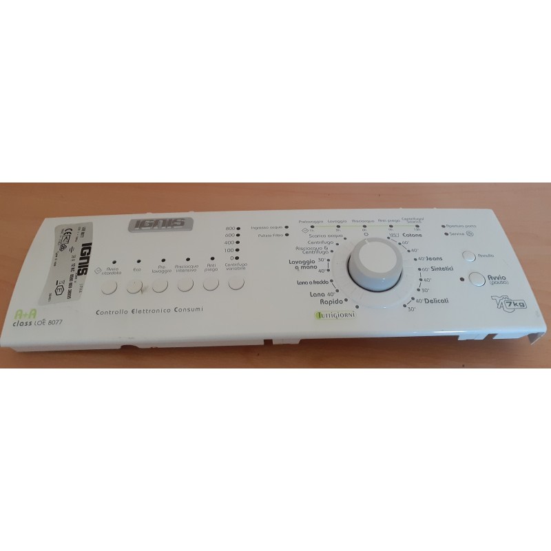 frontale per lavatrice  IGNIS LOE 8077  COD.46197140376.01  USATO
