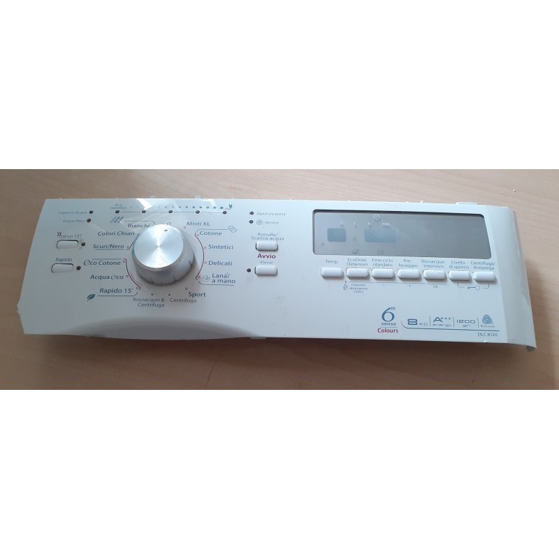 FRONTALE PER LAVATRICE WHIRLPOOL  DLC 8120  USATO