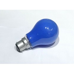 Lampada colore Blu B22 25W BC GLS  A Baionetta    NUOVO