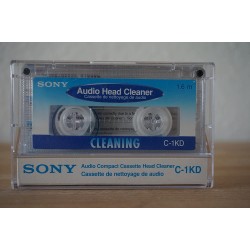 CASSETTA PULISCI TESTINE SONY C-1KD HEAD CLEANER CASSETTE CLEANING NUOVA NEW
