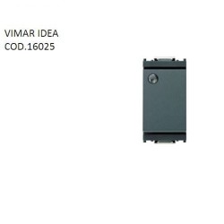 DEVIATORE 1P 16AX LUMINOSO GRIGIO VIMAR IDEA COD.16025.220 16025