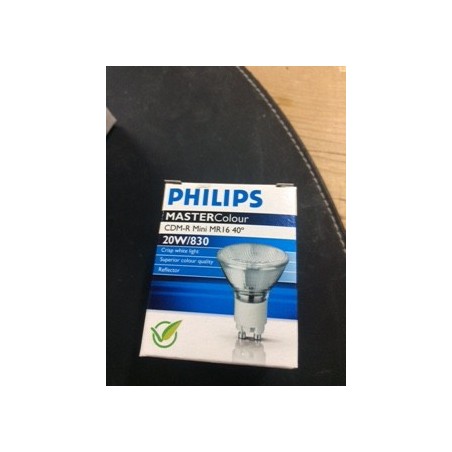 PHILIPS MASTER COLOUR CDM-R MINI 20w/830 GX10 MR16 40D