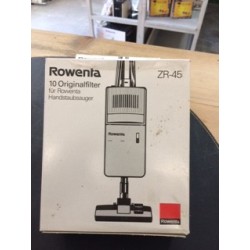 10 SACCHI FILTRO DI CARTA ORIGINALI PER ROWENTA RH 45,46
