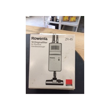 10 SACCHI FILTRO DI CARTA ORIGINALI PER ROWENTA RH 45,46