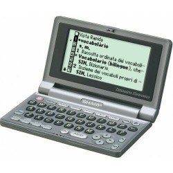 Sharp PW-E 220 Dizionario Elettronico Multilingue - Argento