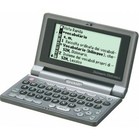 Sharp PW-E 220 Dizionario Elettronico Multilingue - Argento