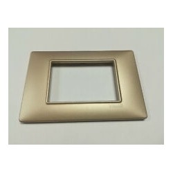 PLACCA ROUND 3M CHAMPAGNE METAL COD. 20683.07
