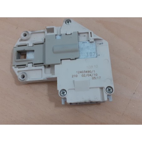 BLOCCAPORTA  PER LAVATRICE ELECTROLUX EWF8048W  COD. 12403490/1  USATO