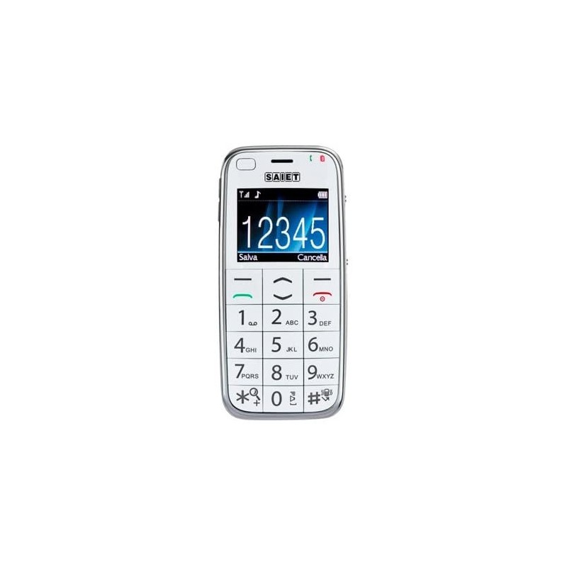 SAIET TELEFONO SAIET FACILE PLUS WHITE DUAL SIM X SENIOR
