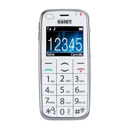 SAIET TELEFONO SAIET FACILE PLUS WHITE DUAL SIM X SENIOR