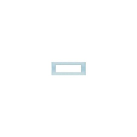 BTICINO PLACCA BLU OPALINO 7 POSTI- COD. N4807BP