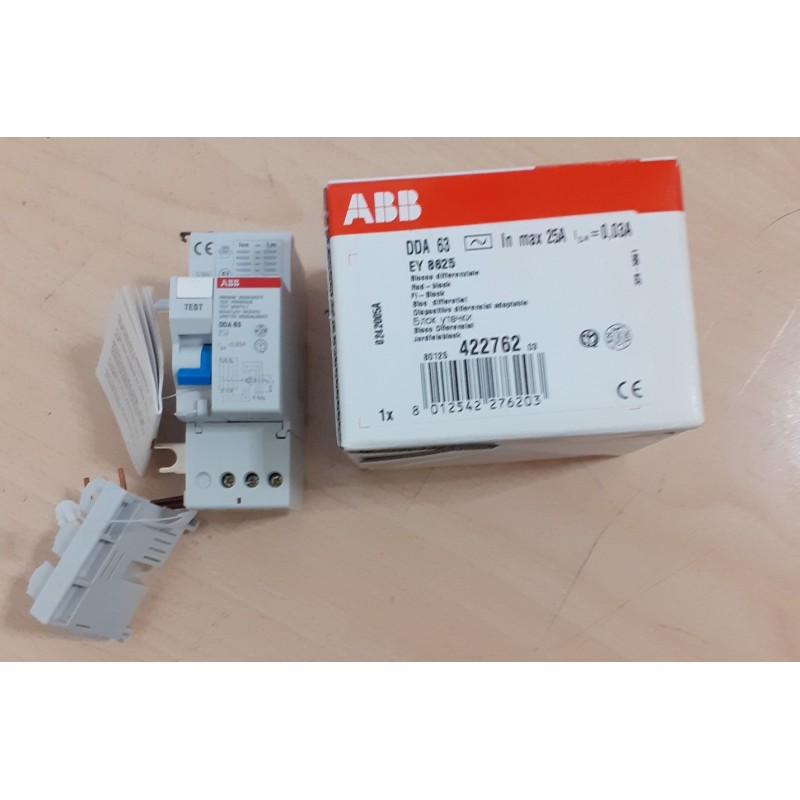 BLOCCO DIFFERENZIALE ABB DDA 63 IN MAX 25A   EY 8625    NUOVO