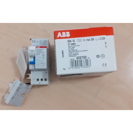 BLOCCO DIFFERENZIALE ABB DDA 63 IN MAX 25A   EY 8625    NUOVO