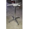 Base pieghevole H 70 cm in alluminio per piani tavoli bar, ristorante, pub, albergo