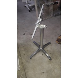 Base pieghevole H 70 cm in alluminio per piani tavoli bar, ristorante, pub, albergo