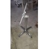 Base pieghevole H 70 cm in alluminio per piani tavoli bar, ristorante, pub, albergo
