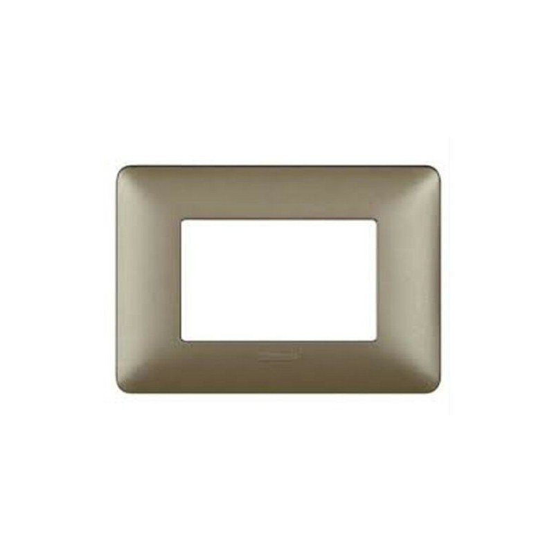 BTICINO MATIX PLACCA TITANIUM 3 POSTI AM4803TA  NUOVO