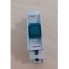 LAMPADA DI SEGNALAZIONE A SCARICA VERDE 220V AC 1MODUL. DIN  E40V  NUOVO
