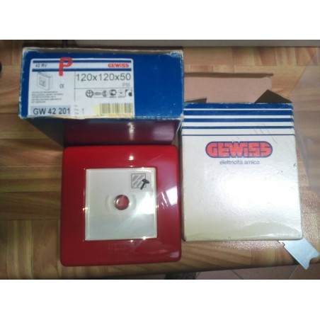 GEWISS - GW42201 CENTRALINO STAGNO PER EMERGENZA CON PULSANTE   NUOVO