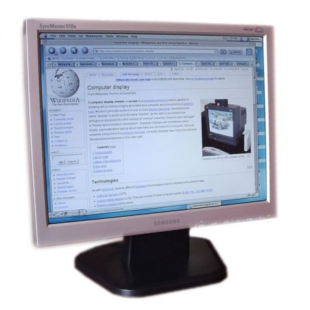 Samsung SyncMaster 510N-Monitor LCD TFT da 15", 1024 x 768 250 cd/m2 4 50:1 16 ms 0,297 mm, VGA