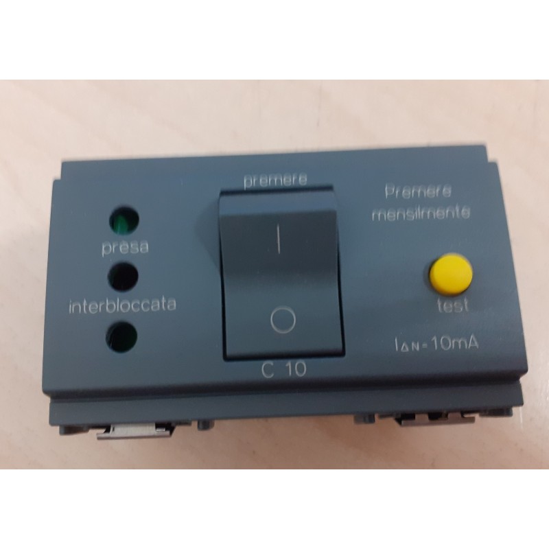 VIMAR IDEA 16281.10 INTERRUTTORE AUTOMATICO MAGNETOTERMICO DIFFERENZIALE BIPOLARE  NUOVO
