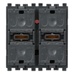 EIKON 20526 DUE PULSANTI BASCULANTI + RELE'   NUOVO