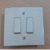 PULSANTE CAMPANELLO + PULSANTE LUCE SCALA 6645  NUOVO