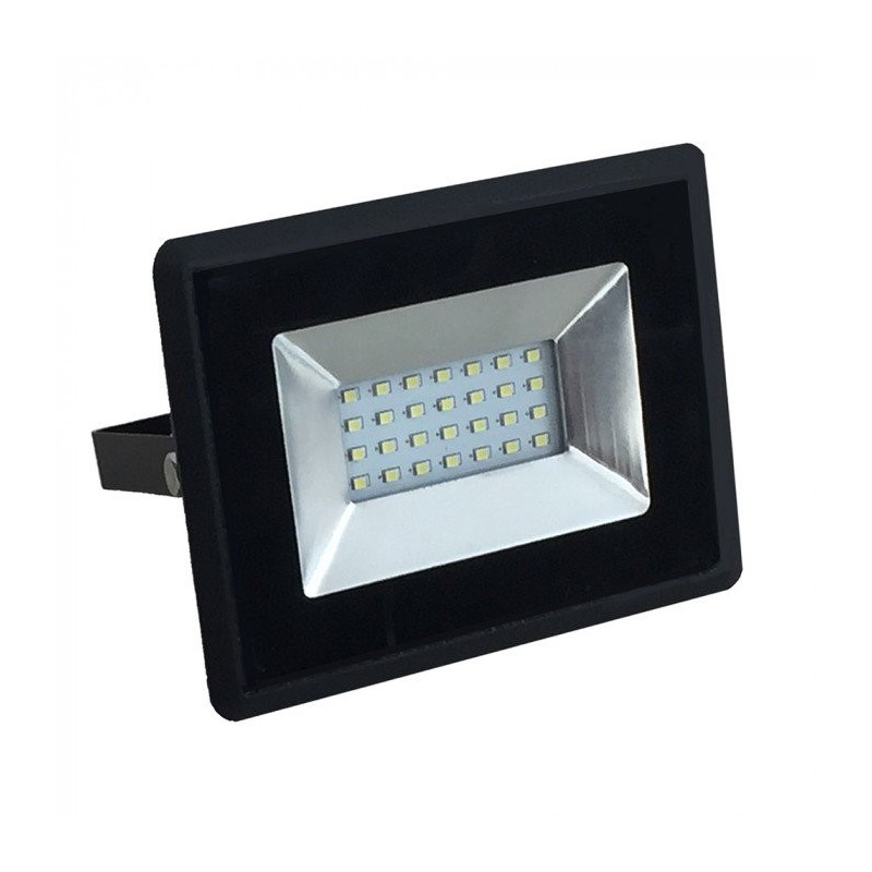 FARETTO LED 20W SMD ULTRA SOTTILE NERO V-TAC VT-4021 BIANCO FREDDO - 5948