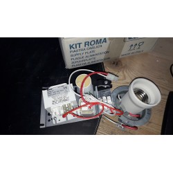 Piastra cablata con portlamp E 40 FAEL LUCE 100w 230v