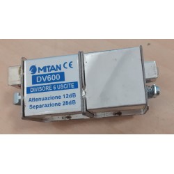DIVISORE / PARTITORE A CUBO 6 USCITE CON CONNESSIONI A MORSETTI - MITAN   NUOVO